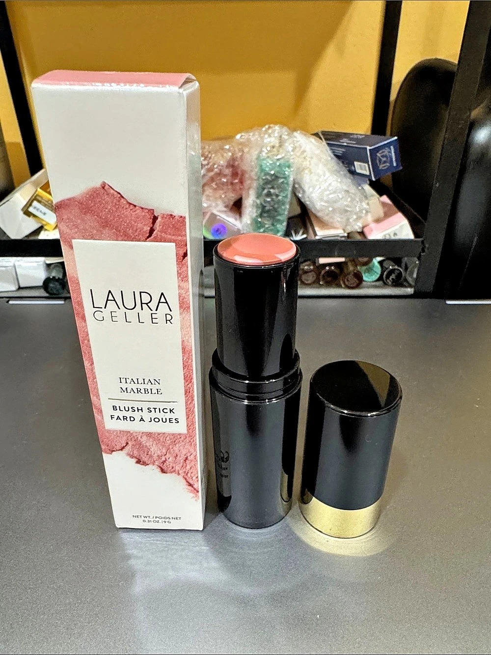 Laura Geller Italian Marble Blush Stick Pink Fiore 20Blush Stick NWT